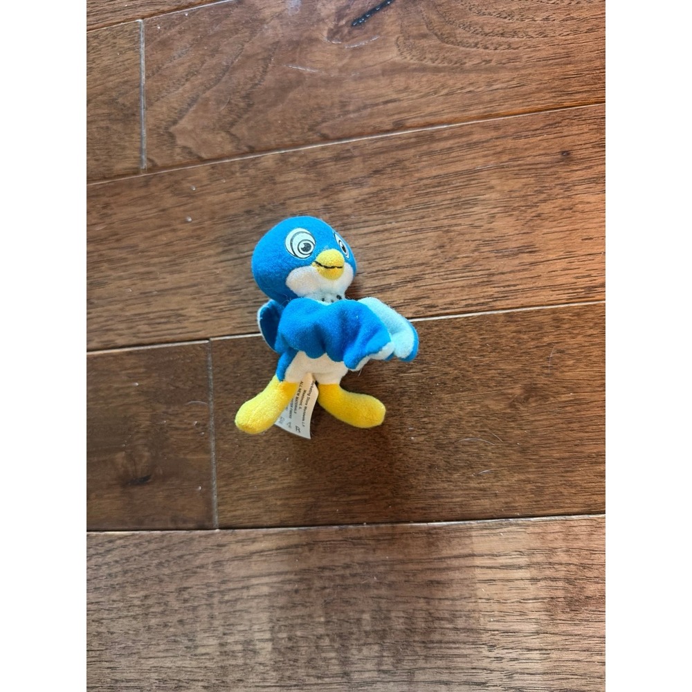 Disney The Book of Pooh Kessie Blue Bird Clip 2001 Mini 4" Stuffed Plush Toy